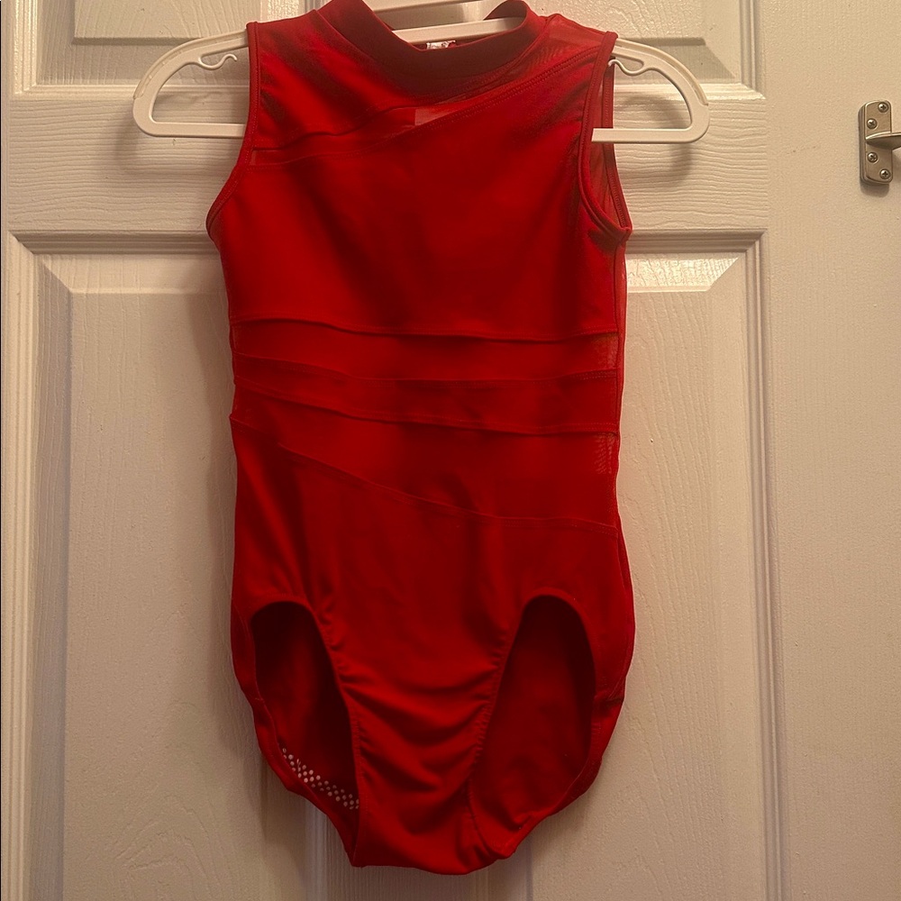 Bluewater Dancewear AXS Red Inspire Leo. Excellent condition